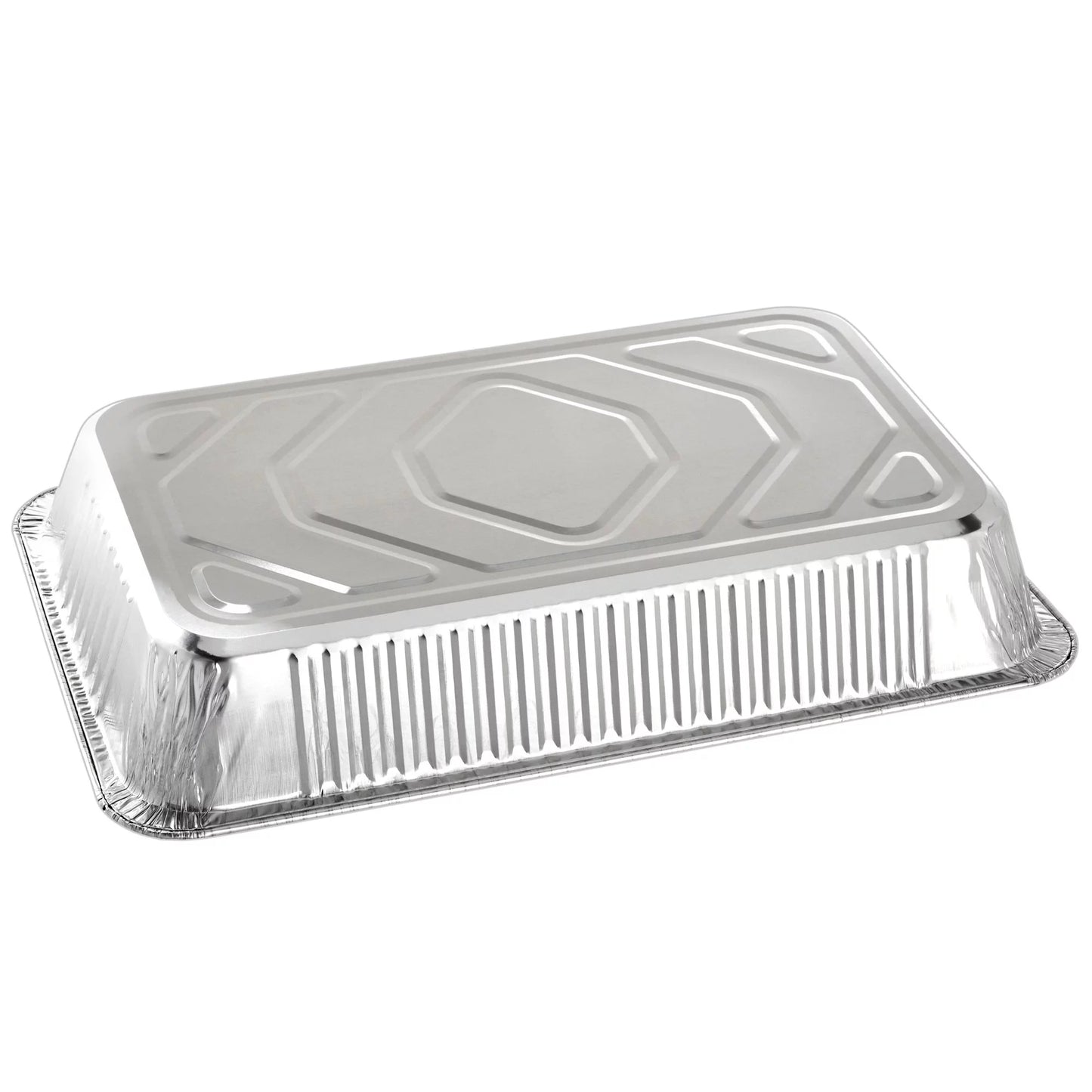 Disposable Aluminum Foil Roasting and Steam Pans - 21" x 13" Full Size Deep