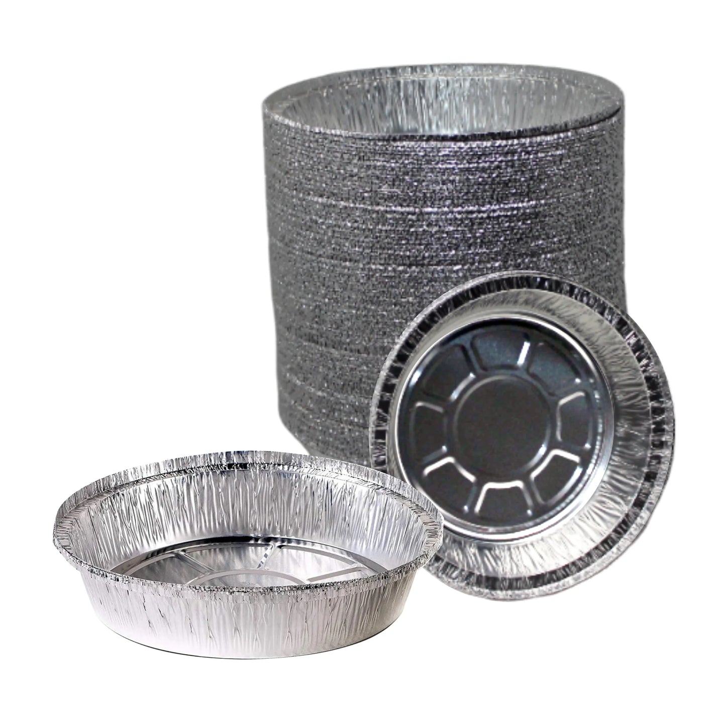 Disposable Round Aluminum Foil Take-Out Pans