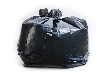 Heavy Duty Black Trash Can Liners - Durable Wastebasket Garbage Bags -  13 Gallon