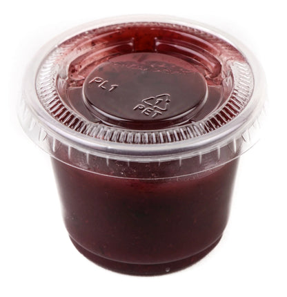 Clear Leak-Proof Plastic Condiment Soufflé Containers with Lids – Disposable for Sauces, Samples, Jello Shots, and Food Storage