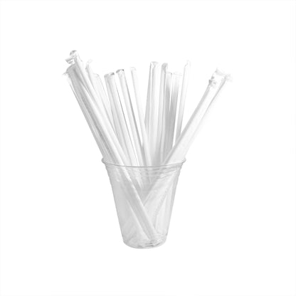 Clear Plastic Flexible Straws – Individually Wrapped, BPA-Free, Food Safe - 400-Pack