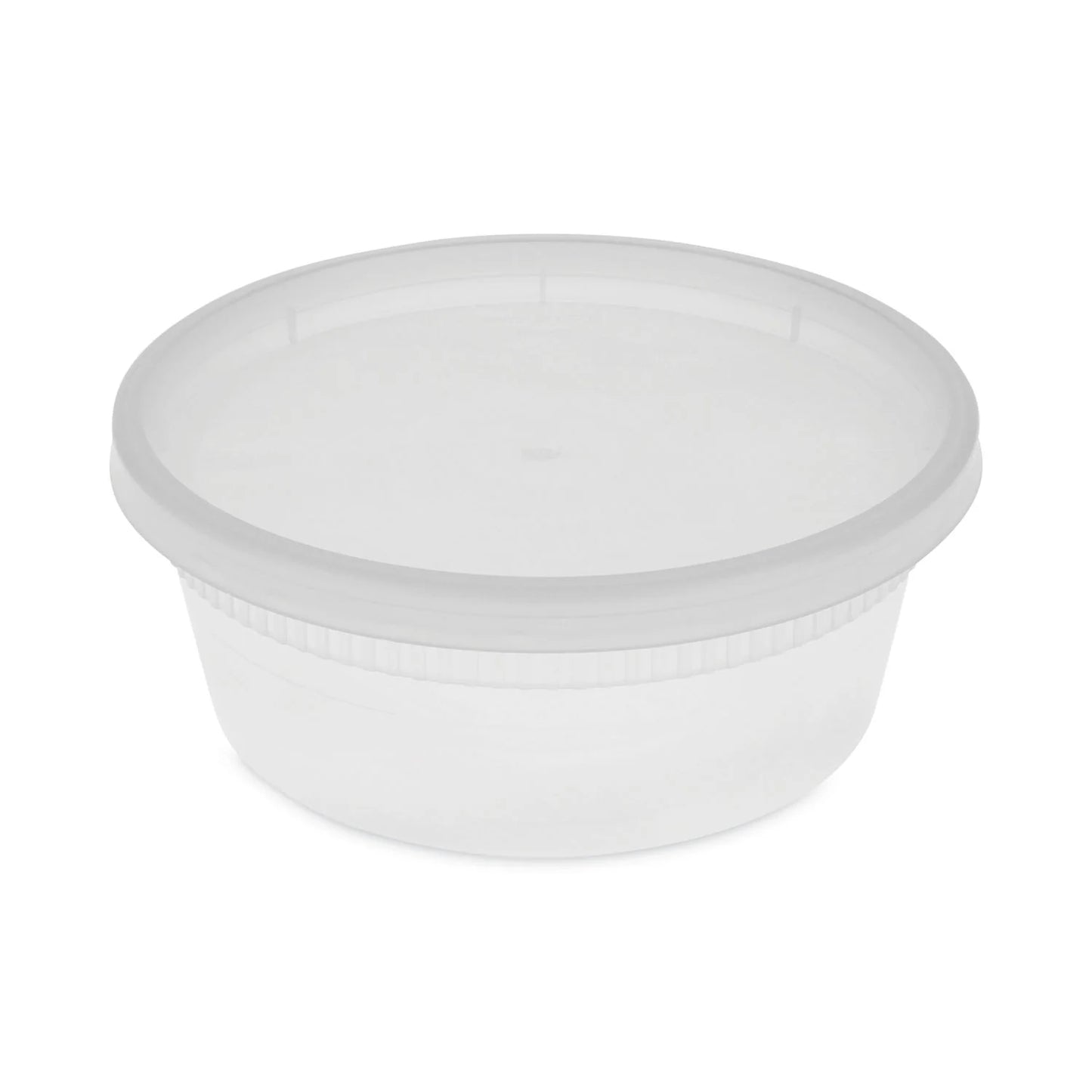 Clear Heavy Duty Plastic Deli Soup Containers with Lids BPA Free Food Storage