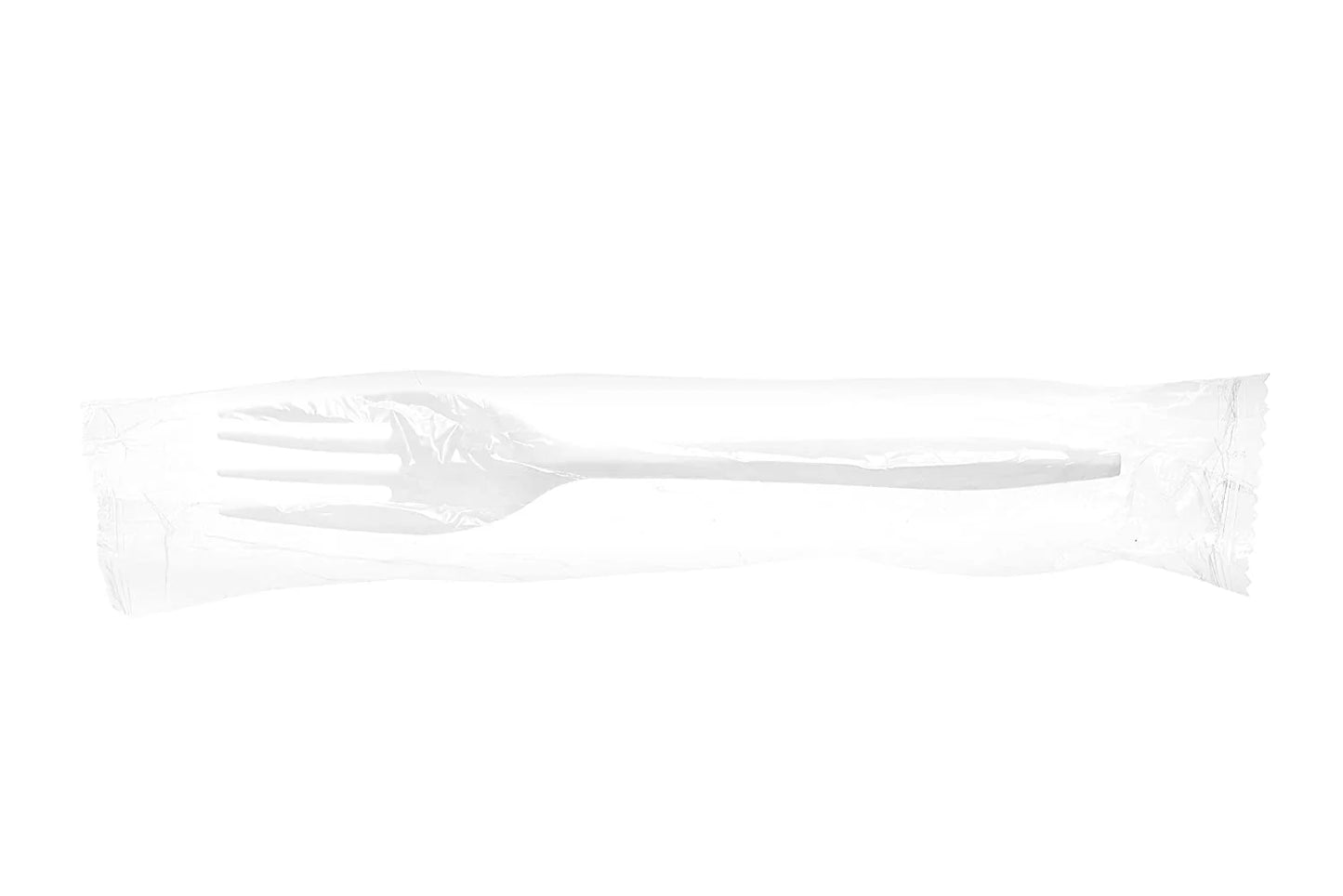 Heavy-Duty Individually Wrapped White Fork – Disposable Cutlery