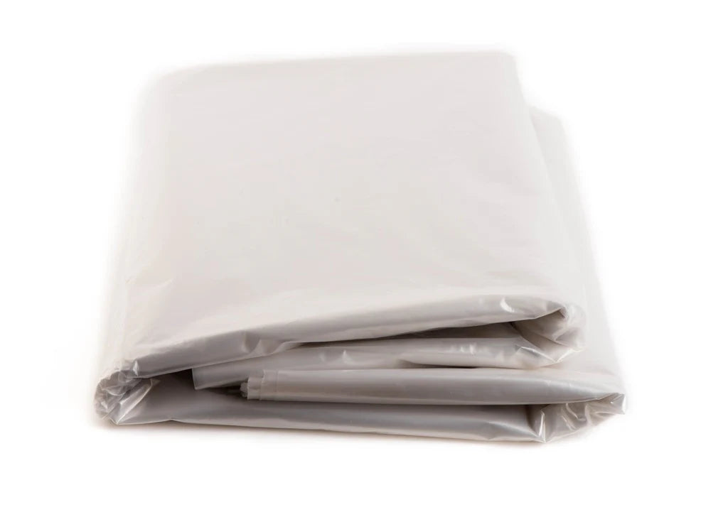 Large Heavy Duty Clear Trash Bags - 35x55 inches