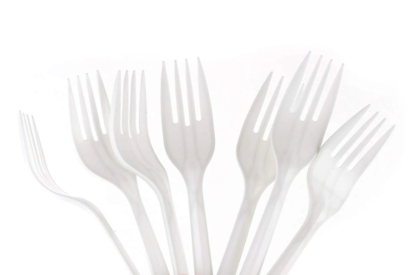 Medium-Weight Disposable Plastic Fork – Unwrapped Cutlery for Everyday Use