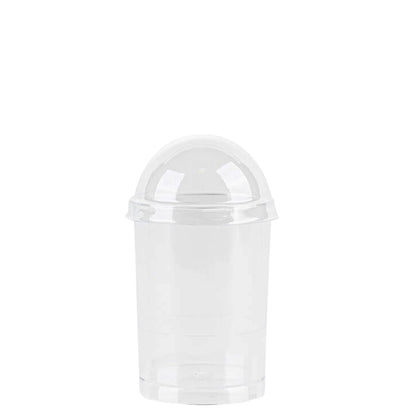 Miniware Round Plastic Cups With Dome Lids - 5 oz