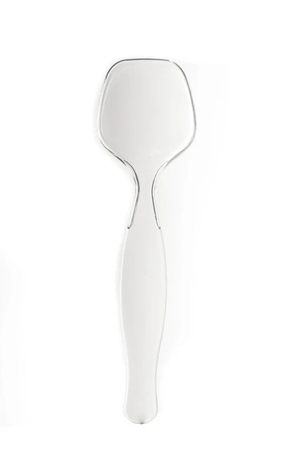 Heavy-Duty Clear Disposable Plastic Serving Spoons – Large 8.5-inch