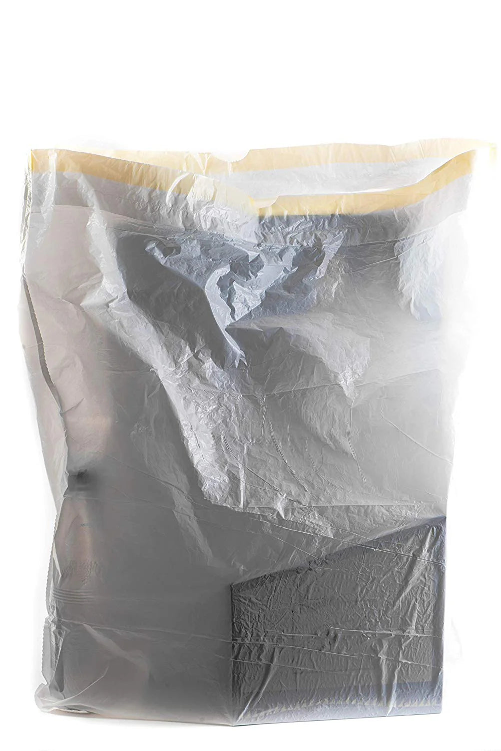 Plastic Trash Bags - White Tall Kitchen Garbage Bags - 13 Gallon