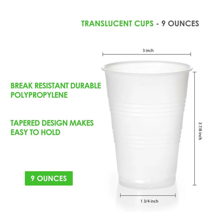 Translucent Plastic Cups