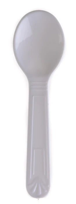 Disposable White Mini Tasting Spoons – Perfect for Sampling and Appetizers